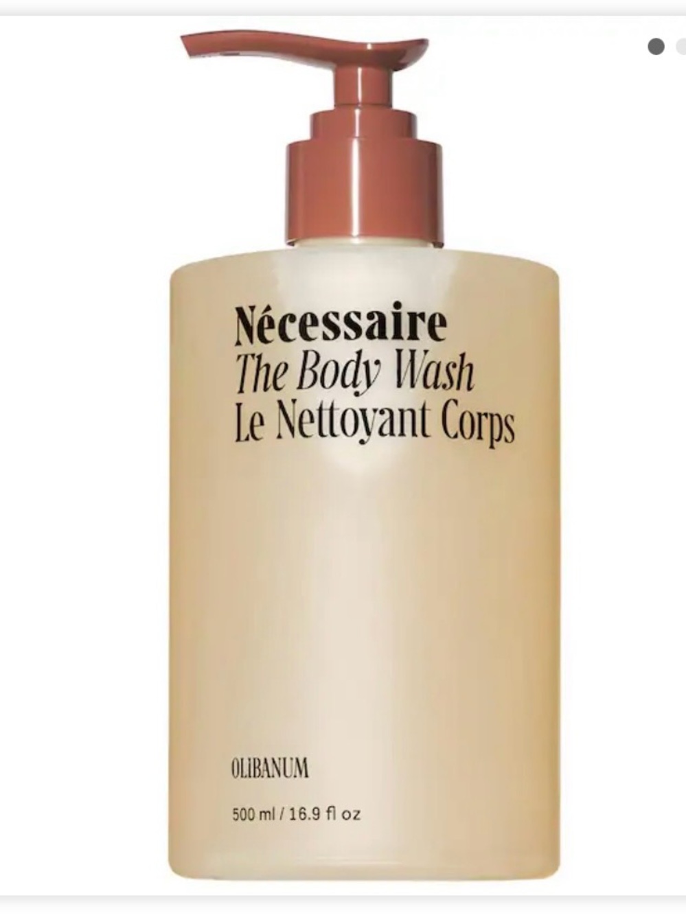 Nécessaire The Body Wash - Olibanum (16.9 oz) - Unopened, new in box